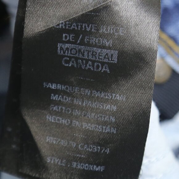 Parasuco Classic Slim Straight Medium Blue Wash Men's Denim Jeans Size W30 29L - Picture 8 of 9